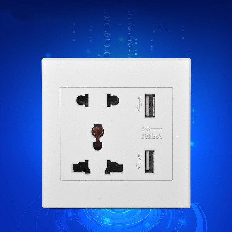  ȭƮ  2 Ʈ USB   AC 110-250V, ̱  EU AU    ܼƮ г ÷Ʈ,  